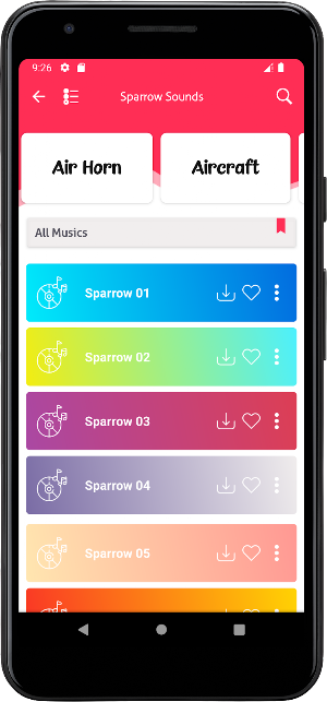 Sparrow Sounds Screenshot 1