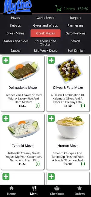 Mythos Takeaway Whitby Screenshot 0
