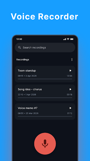 Voice Recorder and Voice Memos Screenshot 0