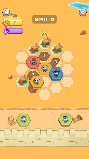 Hexa Clash! Screenshot 2