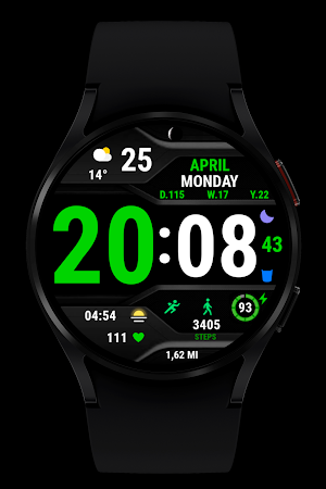 Sport V2 Watch Face Wear OS Screenshot 2