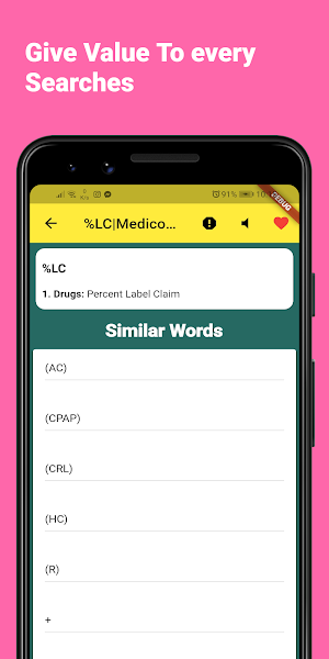 Medicos Abbreviation :Medical Short Form Offline Screenshot 1