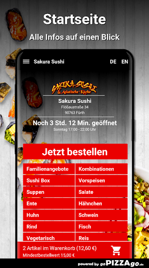 Sakura Sushi Fürth Screenshot 1
