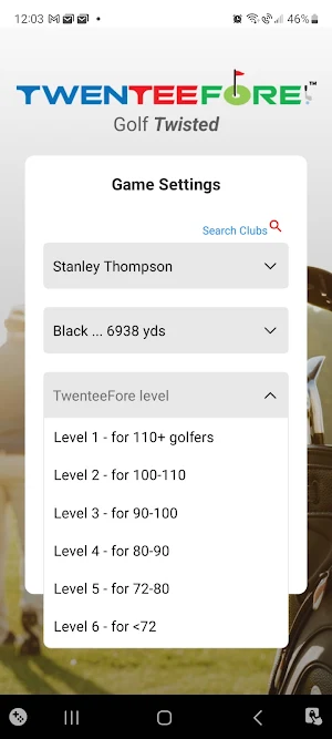 TwenteeFore (24) golf game Screenshot 2