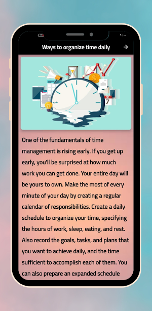 Ideas for organizing time Screenshot 0
