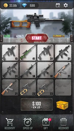 Zombie Sniper:Survive shooting game Screenshot 0