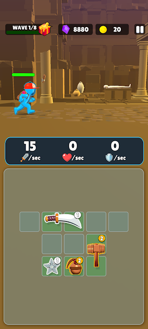 Merge Weapon Inventory Hero Screenshot 2
