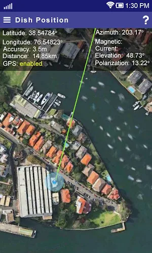 Satfinder (dishpointer) with Gyro compass Screenshot 3