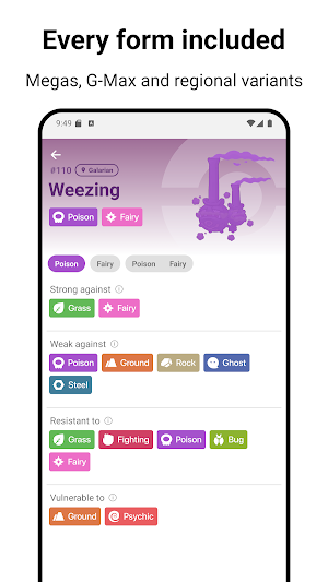 PokeType - Calculator Screenshot 2