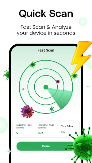 Antivirus: Junk Cleaner, Virus Screenshot 2