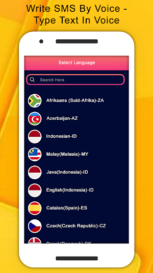 Write SMS by Voice - Type Text in Voice Screenshot 1