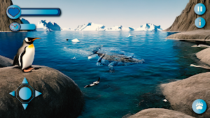 Arctic Flying Penguin Sea Game Screenshot 0