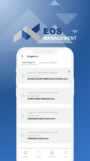 EOS Management Screenshot 1