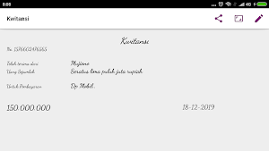 Kwitansi / Cash Receipt Screenshot 1