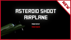 Asteroid Shoot Airplane Screenshot 0