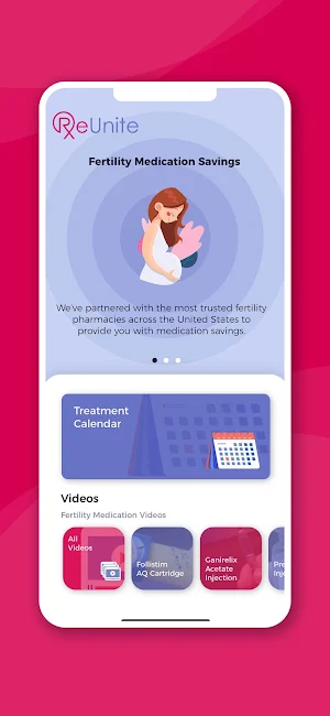 ReUnite Fertility App Screenshot 0