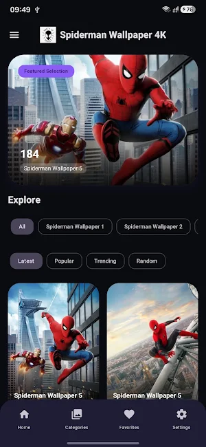 Spiderman Wallpaper HD & 4K Screenshot 3
