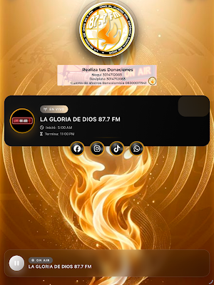 LA GLORIA DE DIOS 87.7 FM Screenshot 2