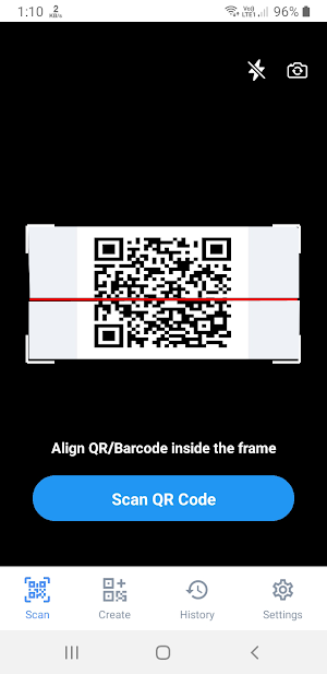QR Code Scanner Screenshot 0