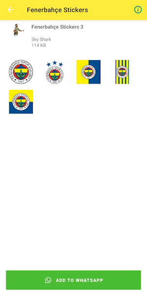 Fenerbahçe Stickers Screenshot 3