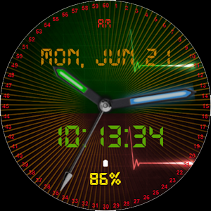 Animated ECG Watch Face Screenshot 2