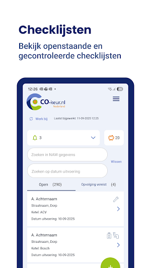 CO-keur app Screenshot 0