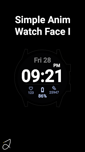 Simple Anim Watch Face I Screenshot 0