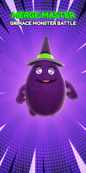 Merge Grimace Monster War Screenshot 0