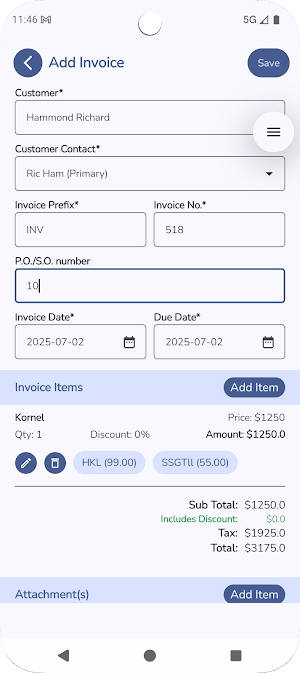 Invoicing Master Screenshot 2