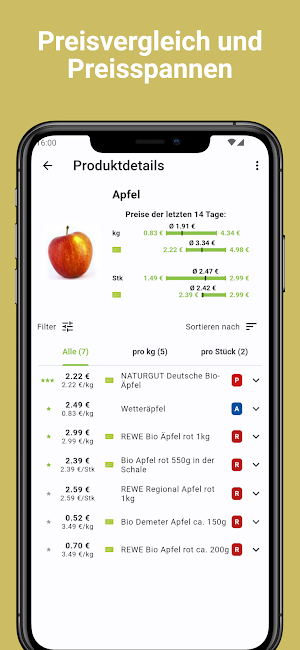 FreshPare - Preisvergleich Screenshot 3