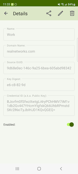 SAFR Key Screenshot 1