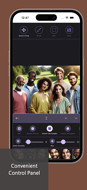 Blur & Mosaic - Auto Face Screenshot 1