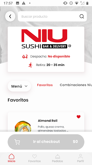 NIU Foods Screenshot 1
