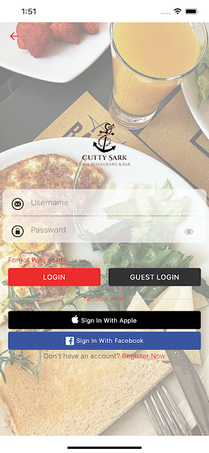 Cutty Sark Restaurant Screenshot 2