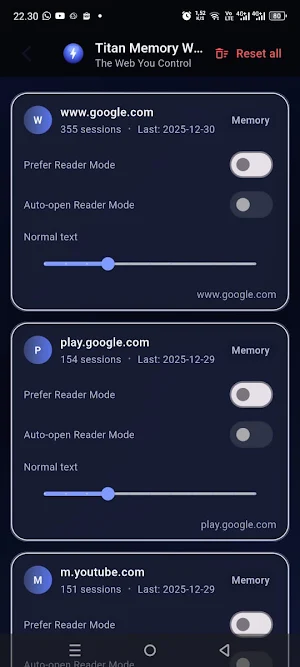Titan Browser Screenshot 2