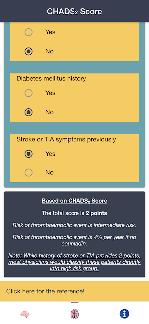 AF Stroke Risk - Atrial Fibrillation Evaluation Screenshot 1