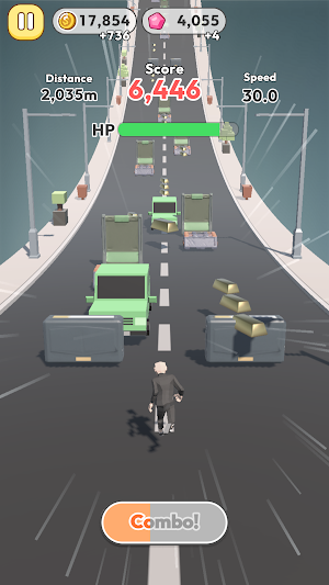 Swipe Runner : 3D Parkour Game Screenshot 3