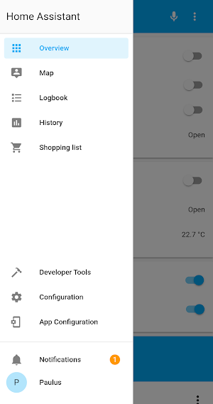 Home Assistant Screenshot 1