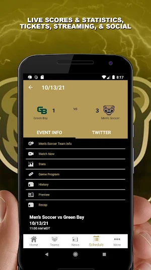 Oakland Golden Grizzlies Screenshot 2