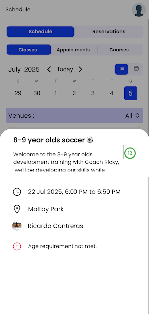 Coach Ricky's Screenshot 0
