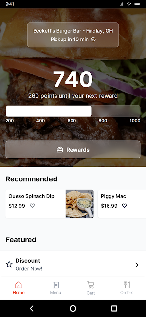 Beckett's Burger Bar Screenshot 0