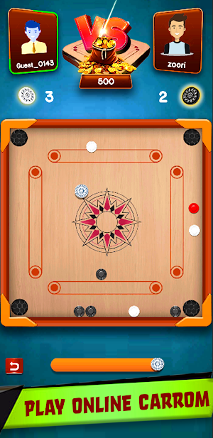 Carrom Board Pool Game Screenshot 1