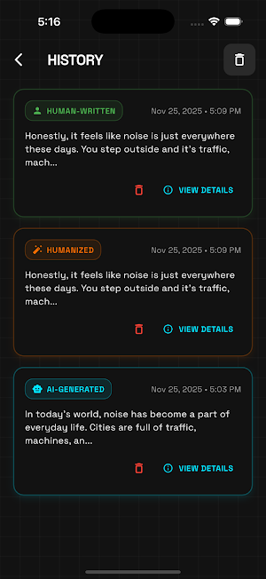 AI Detector Screenshot 3