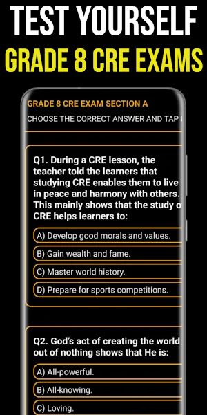 Grade 8 CRE KJSEA CBC Exams Screenshot 2