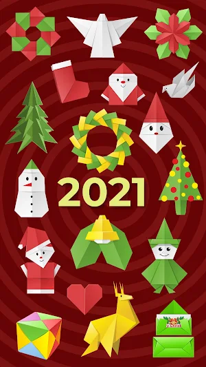 Origami Christmas Paper Crafts Screenshot 0