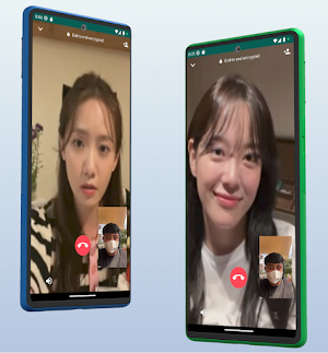 Korean Girlfriend Fake Call Screenshot 1