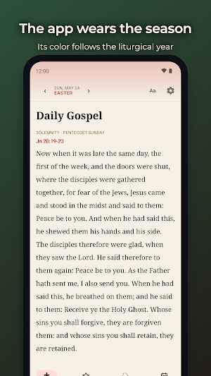 Verbum: Catholic Daily Gospel Screenshot 1