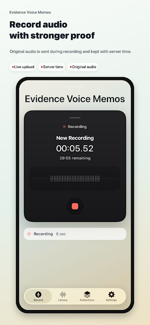 Evidence Recorder: Cloud Proof Screenshot 0