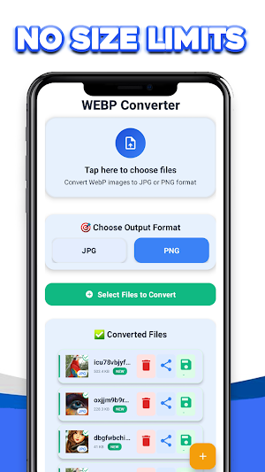 Webp to PNG image or JPG image Screenshot 2
