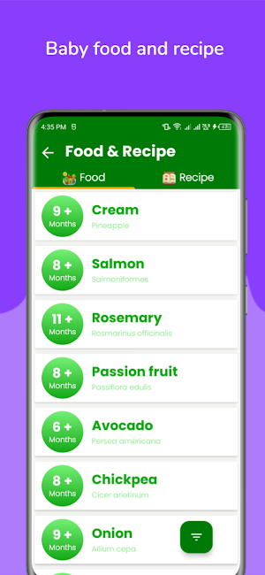 Baby Tracker: Tips & Recipes Screenshot 1